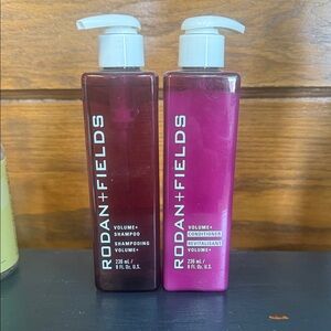 Rodan + Fields Volume+ Shampoo and Conditioner - Red and Pink